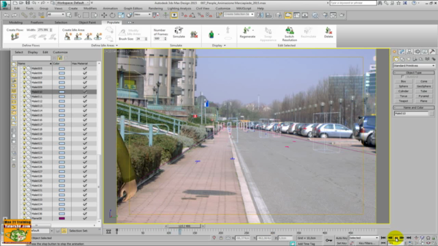 3ds max Populate Architettura Corso Completo – Screenshot 1