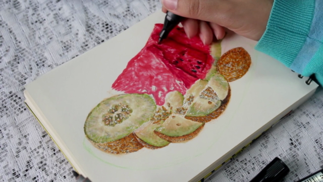 Alcohol Based Ink Markers: Food Drawing and Illustration - Screenshot_03