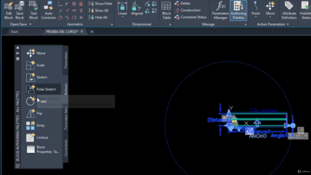 Bloques dinámicos en AUTOCAD – Screenshot 1