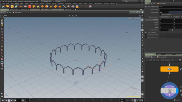 Intro to Architectural Procedural Modeling in HoudiniFX – Screenshot 3