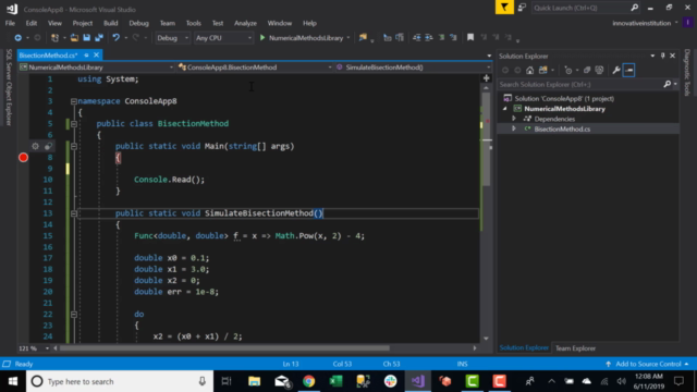 C# Numerical Methods for Scientists and Engineers – Screenshot 1