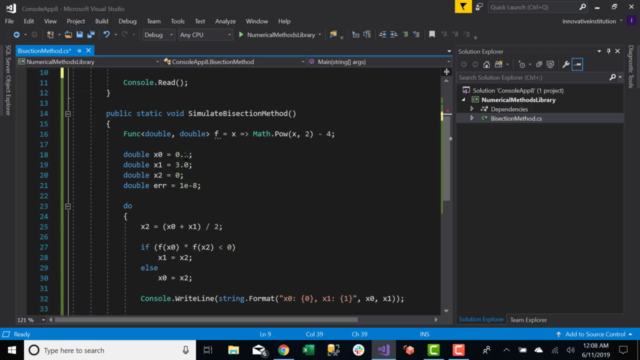 C# Numerical Methods for Scientists and Engineers – Screenshot 2