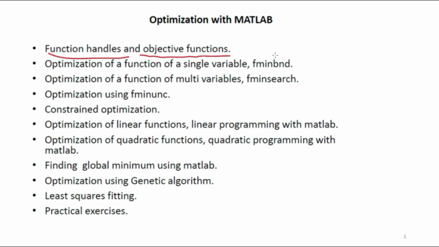 Optimization with Matlab – Screenshot 1