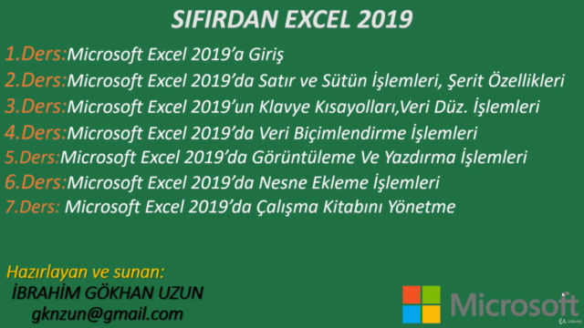 SIFIRDAN EXCEL 2019 - Screenshot_02