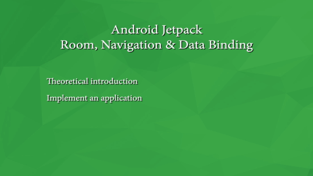 Android Jetpack: Room, Navigation and Data Binding – Screenshot 3