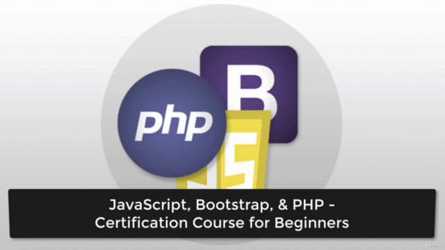 JavaScript, Bootstrap, & PHP - Certification for Beginners - Screenshot_01