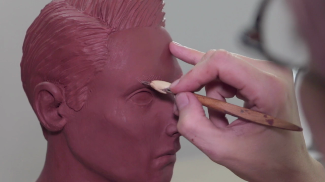 Escultura de la cabeza humana femenina y masculina – Screenshot 4