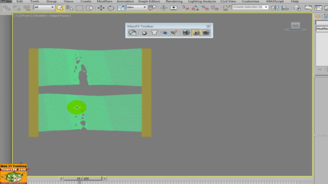 3ds max Mass Fx Cloth Tessuti Modulo 3 – Screenshot 2