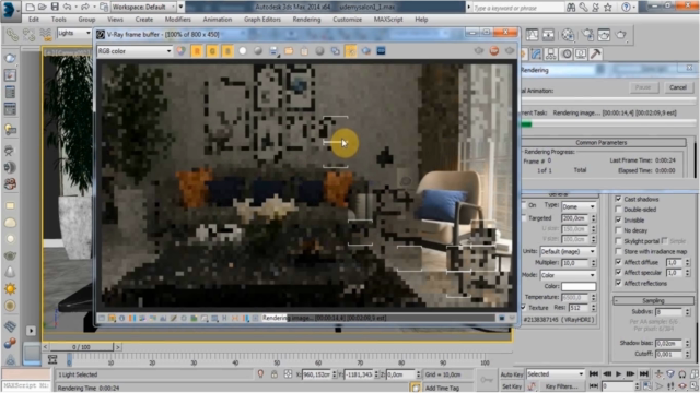 3D's Max&Vray İç Mekan Aydınlatma – Screenshot 1