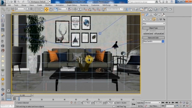 3D's Max&Vray İç Mekan Aydınlatma – Screenshot 3