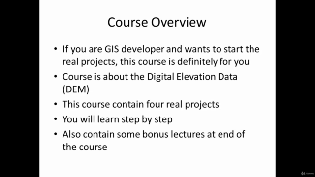 Elevation Data Processing In GIS – Screenshot 1