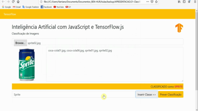 Inteligência Artificial com JavaScript e TensorFlow.js – Screenshot 2