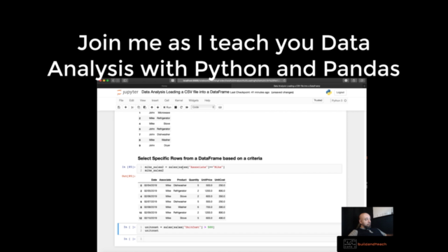 Python and Pandas for the Anaconda Jupyter Notebook – Screenshot 4