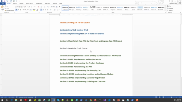 Node.js and Express REST API with Real World Projects – Screenshot 1