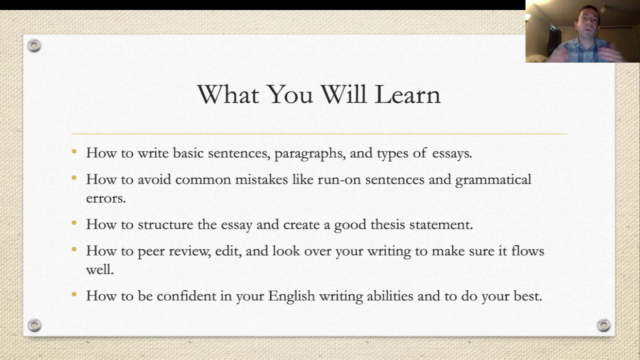 Ben's Writing in English Course – Screenshot 4