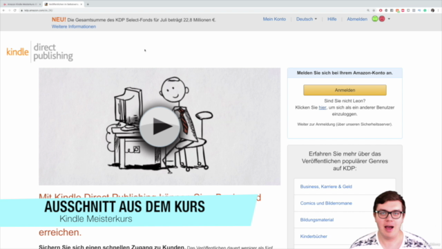 Amazon Kindle Meisterkurs: Erstelle & verkaufe Kindle Ebooks – Screenshot 2