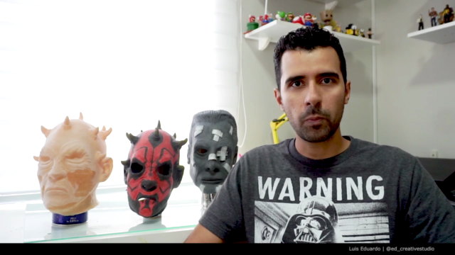 Como Esculpir em Clay e Criar Máscaras de Látex – Screenshot 1