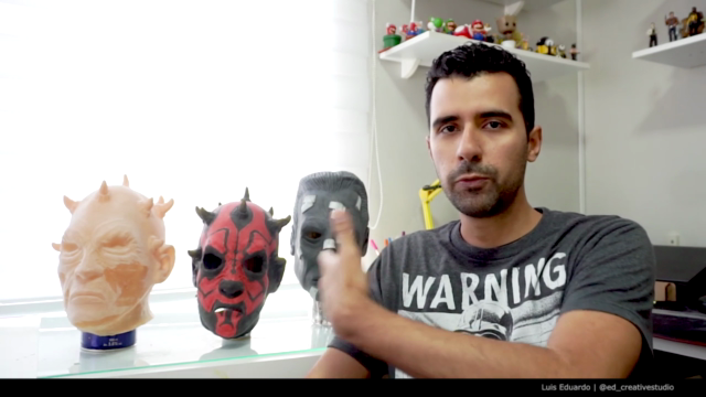 Como Esculpir em Clay e Criar Máscaras de Látex – Screenshot 2