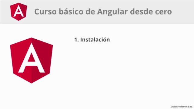 Curso básico de Angular - Empieza con este framework JS – Screenshot 1