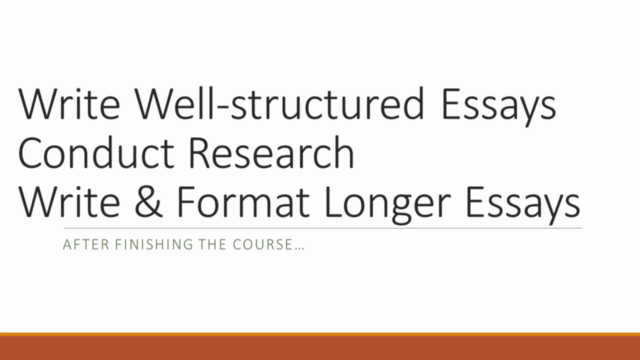 Academic Writing Masterclass| Advanced Essay Writing – Screenshot 2