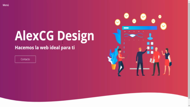 Crea una LANDING PAGE moderna con HTML CSS Y Javascript – Screenshot 4