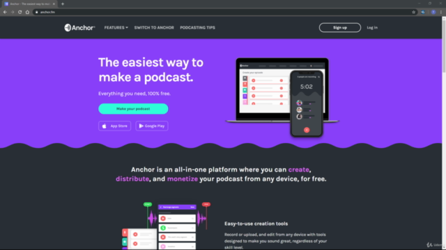 Gravando e Publicando um Podcast com Anchor FM – Screenshot 1