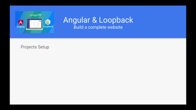 Angular & Loopback - Build a Complete Website from Scratch – Screenshot 1