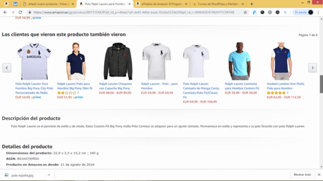 Crea una tienda de afiliados de Amazon con WordPress – Screenshot 4