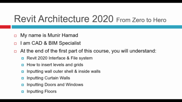 Revit Architecture 2020 From Zero to Hero – Screenshot 1