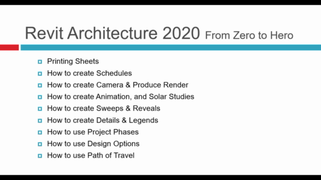 Revit Architecture 2020 From Zero to Hero – Screenshot 3