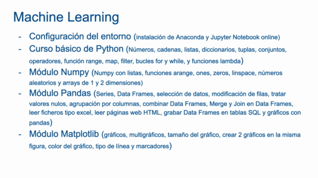Machine Learning. Curso básico de Machine Learning y Python – Screenshot 1