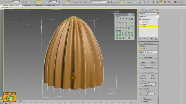 3ds max Modellazione Nurbs – Screenshot 4
