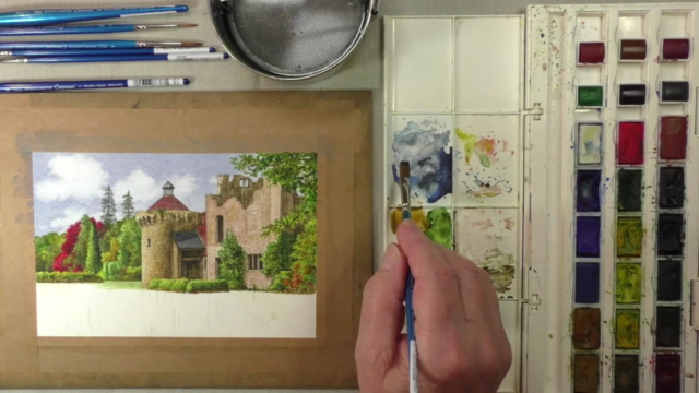 Paint Watercolour Step by Step - Castle Landscape – Screenshot 3