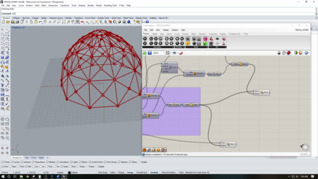 Rhino 3D Grasshopper Structure with connections - Screenshot_02