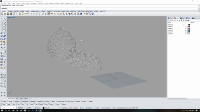 Rhino 3D Grasshopper Structure with connections - Screenshot_04