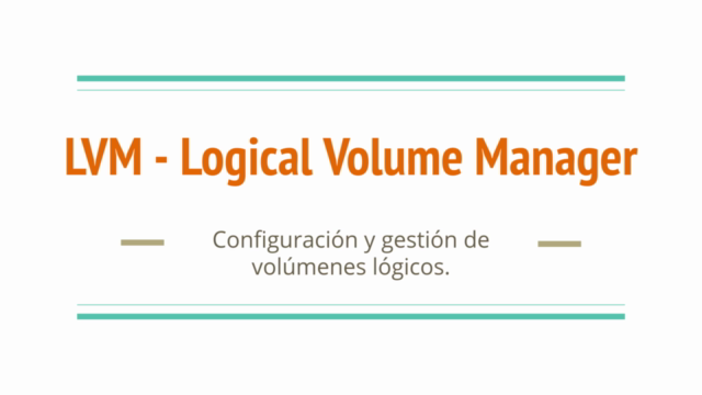 LVM - Logical Volume Manager – Screenshot 1