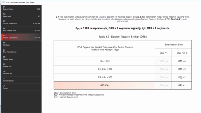 Sıfırdan 2018 Deprem Yönetmeliğine göre İDECAD V10 Eğitimi – Screenshot 1