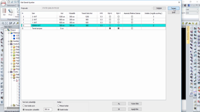 Sıfırdan 2018 Deprem Yönetmeliğine göre İDECAD V10 Eğitimi – Screenshot 2