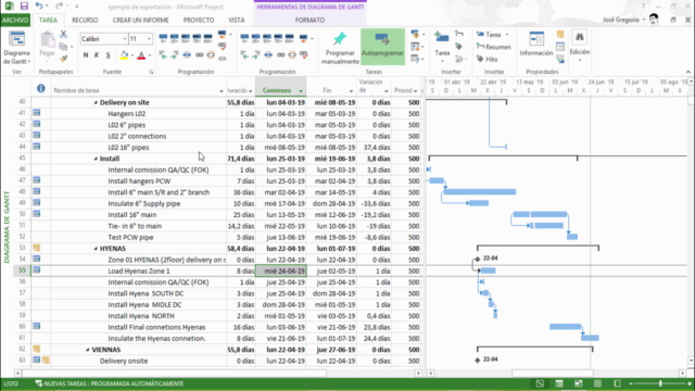 Administración de Proyectos con Ms Project, nivel AVANZADO – Screenshot 2