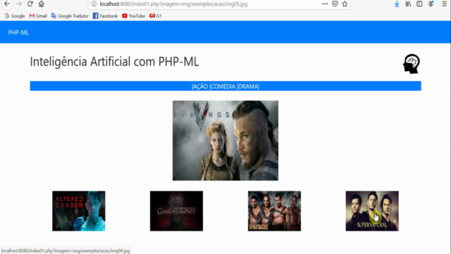 Inteligência Artificial com PHP-ML – Screenshot 1