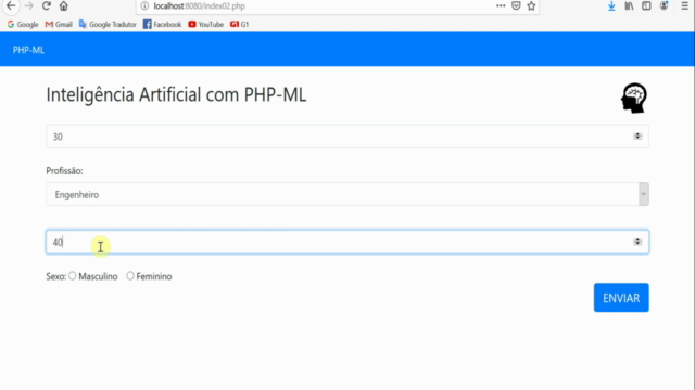 Inteligência Artificial com PHP-ML – Screenshot 2