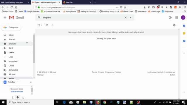 Sending Mail in PHP using PHP MAILER – Screenshot 4