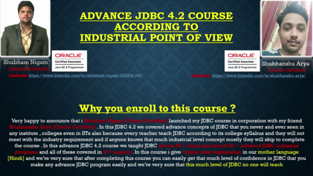 Complete JDBC Programming With Advanced Concepts – Screenshot 1