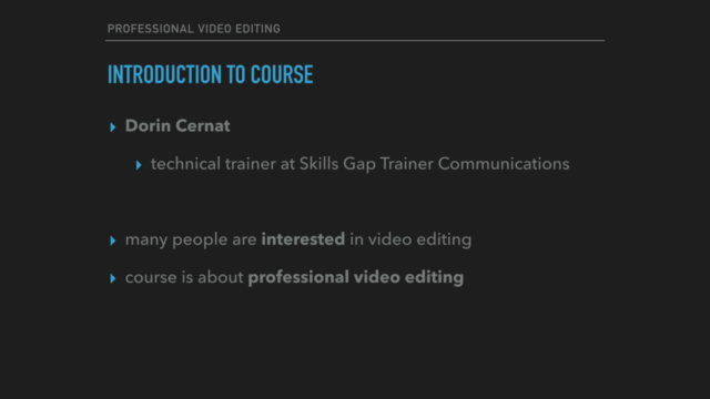 Professional Video Editing – Screenshot 1