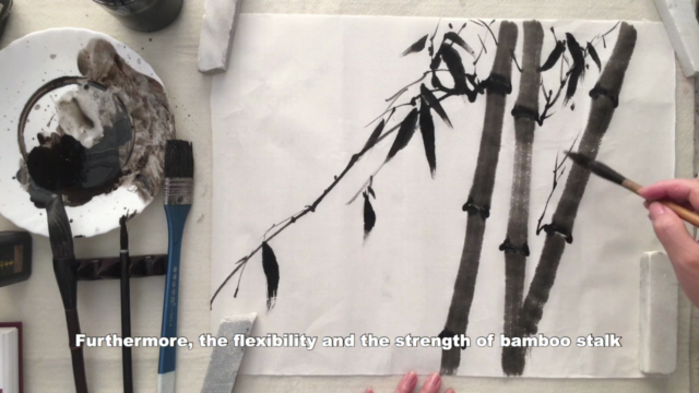 Chinese painting / Sumie course : painting bamboo – Screenshot 2