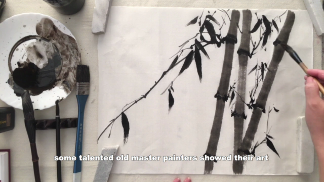 Chinese painting / Sumie course : painting bamboo – Screenshot 3