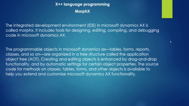 Microsoft Dynamics AX 2012 R3 Programming - Level 2 – Screenshot 1