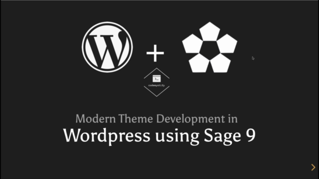 Modern Wordpress Theme Development – Screenshot 1