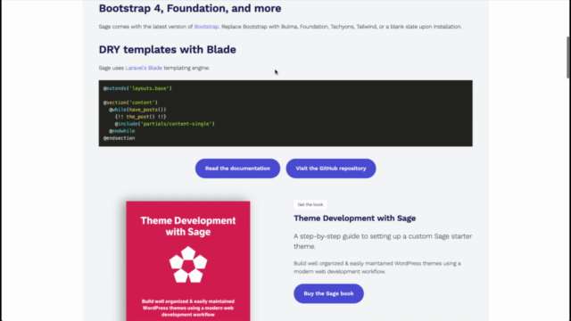 Modern Wordpress Theme Development – Screenshot 3