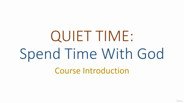 Quiet Time With God: Fellowship and Relationship with Lord – Screenshot 1